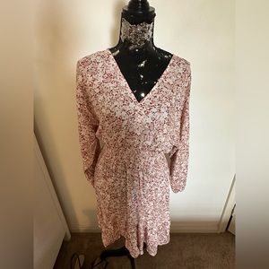 Jopna pink floral dress